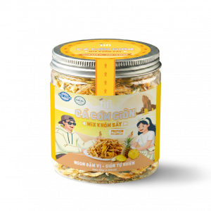 Cá cơm sấy giòn tẩm vị Khóm