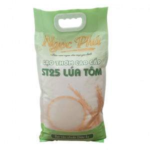 Gạo Ngọc Phú ST25 Lúa Tôm Cao Cấp EU Túi 5 kg