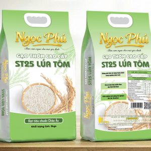 Gạo thơm cao cấp ST25 Lúa Tôm Túi 5 kg